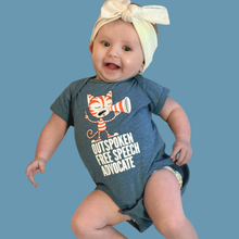 Load image into Gallery viewer, Free Speech Advocate Baby Onesie
