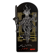 Load image into Gallery viewer, Lady Justice Braille Sticker