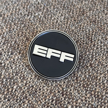 Load image into Gallery viewer, Black and Silver Lapel Pin