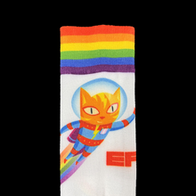 Load image into Gallery viewer, Space Cat Pride Socks