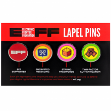 Load image into Gallery viewer, Security-Themed Enamel Pins
