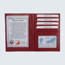 Load image into Gallery viewer, RFID-Blocking Passport Wallet