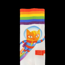 Load image into Gallery viewer, Space Cat Pride Socks
