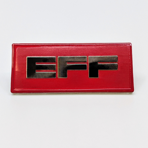 Red EFF Lapel Pin